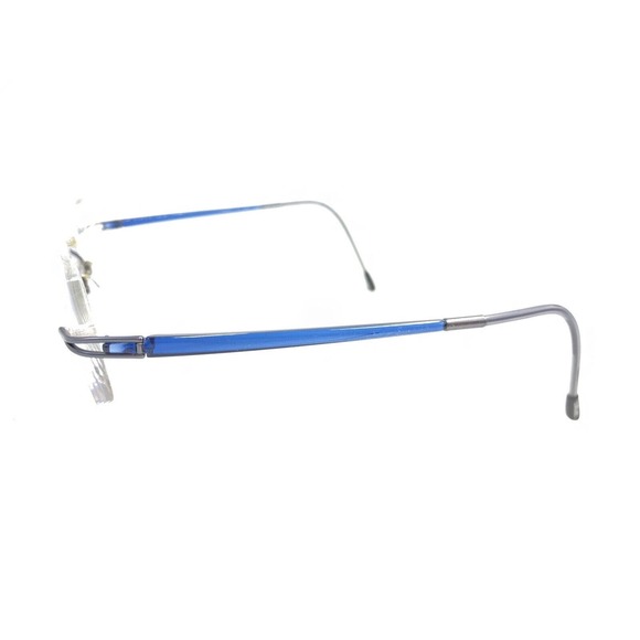 Silhouette 7622 40 6055 Titanium Blue Rimless Eyeglasses Frames 17 130 Austria - Picture 7 of 13